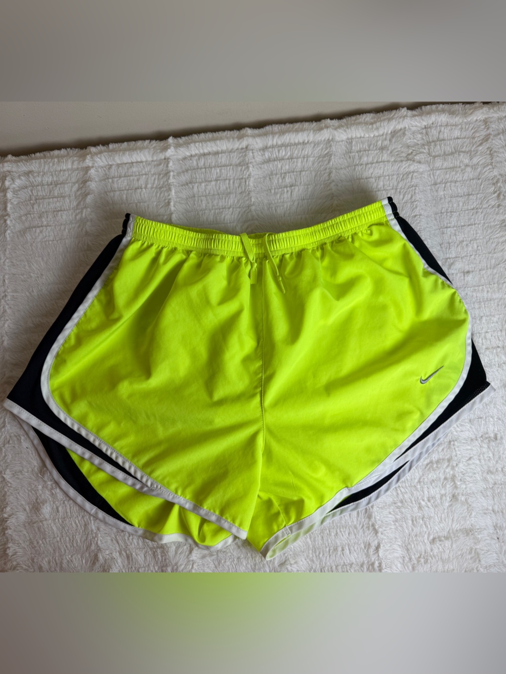 Nike High-Visibility Yellow Dri-FIT Athletic Shorts